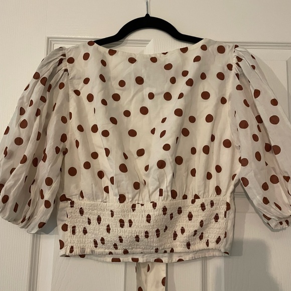 Puff sleeve crop top - Picture 3 of 6